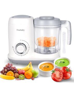4-in-1 Baby Food Maker & Steamer, One-Step Processor, BPA-Free, 400ml Capacity